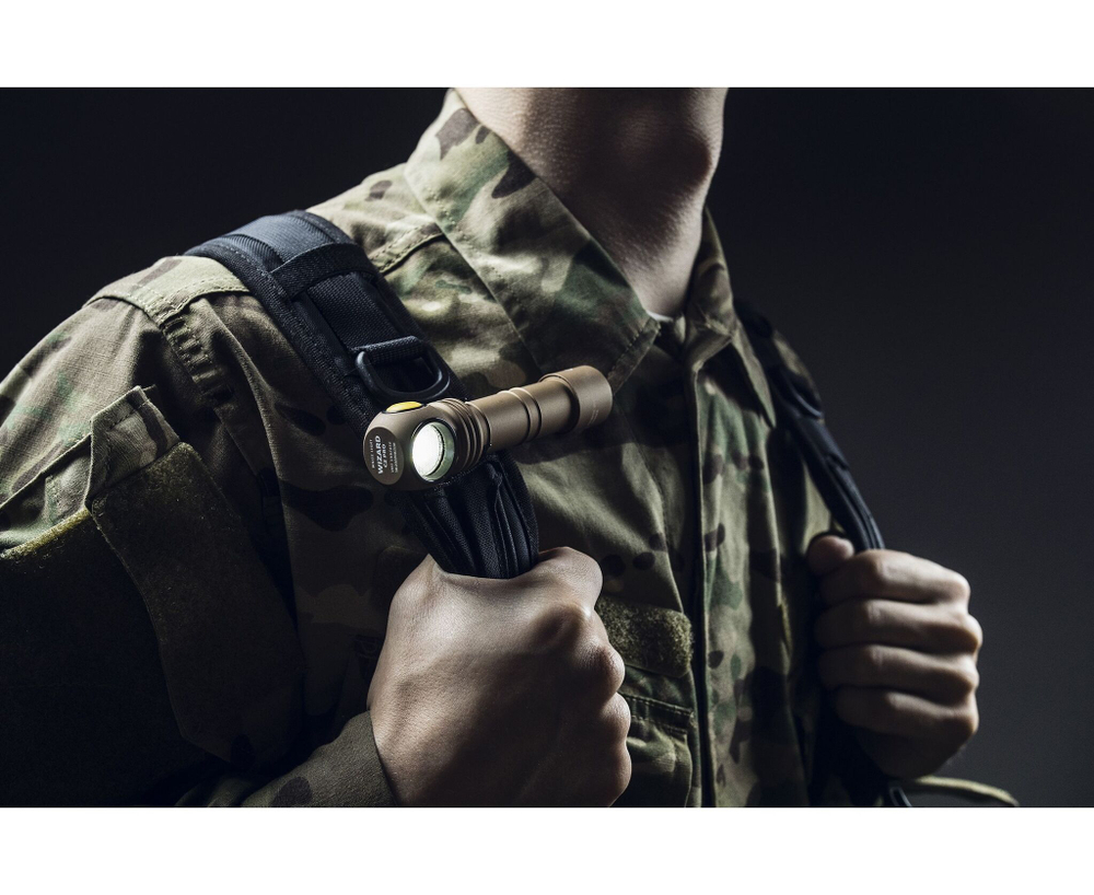Мультифонарь Armytek F08701CS Wizard C2 Pro Magnet USB Sand White