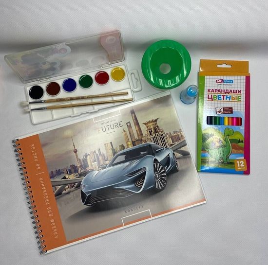 Набор для рисования, 7 предметов