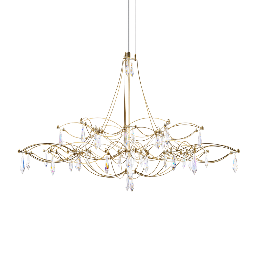 Подвесная светодиодная люстра Loft It Mira 10590/1000 Gold Asfour