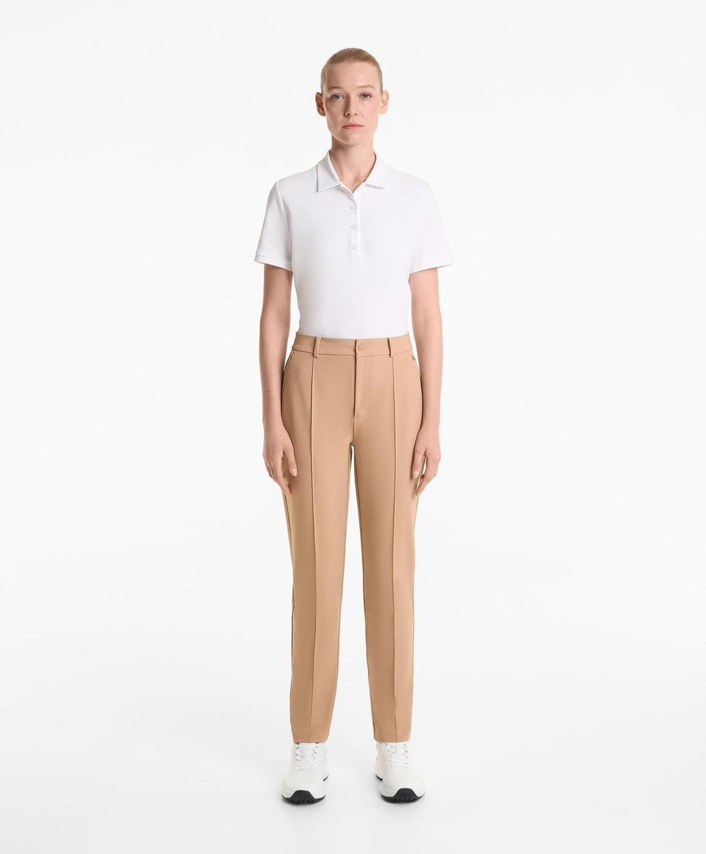 OYSHO Брюки из твила, верблюжий