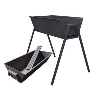 Мангал 530 мм, 240х165 мм, 2 мм, разбор, Стационарный, шт