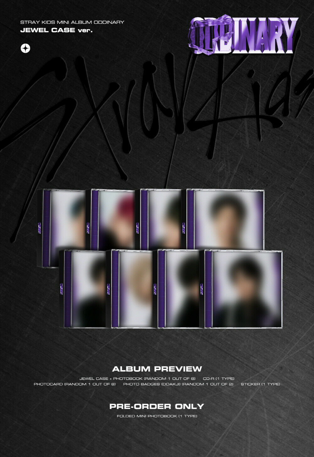 Альбом STRAY KIDS - ODDINARY [Jewel Case ver.] (Хан | без заводской плёнки)