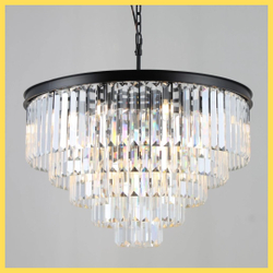 Люстры из одной серии круглой и овальной формы в классическом стиле