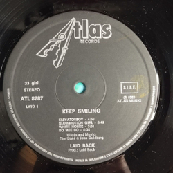 Винтажная виниловая пластинка LP Laid Back Keep Smiling (Italy 1983) Sunshine Reggae