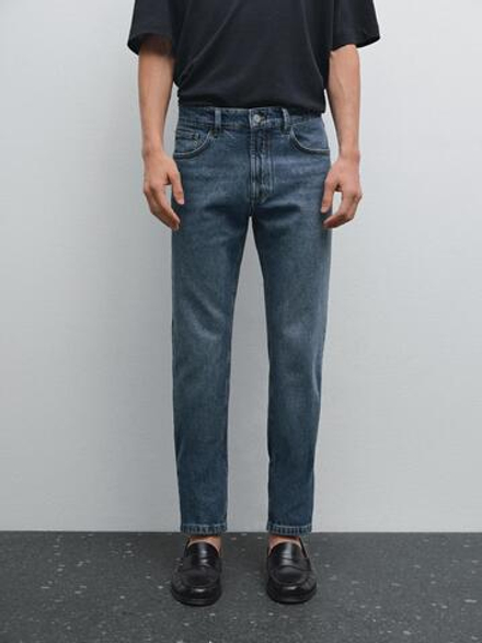 Massimo Dutti Джинсы Slim Fit, индиго