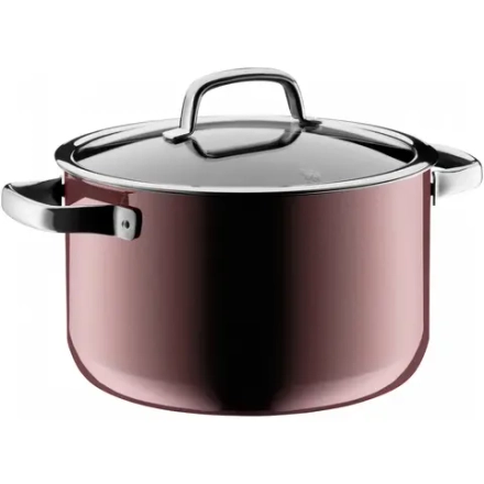 WMF Кастрюля Fusiontec Mineral 24 см 6,7 л розовый кварц