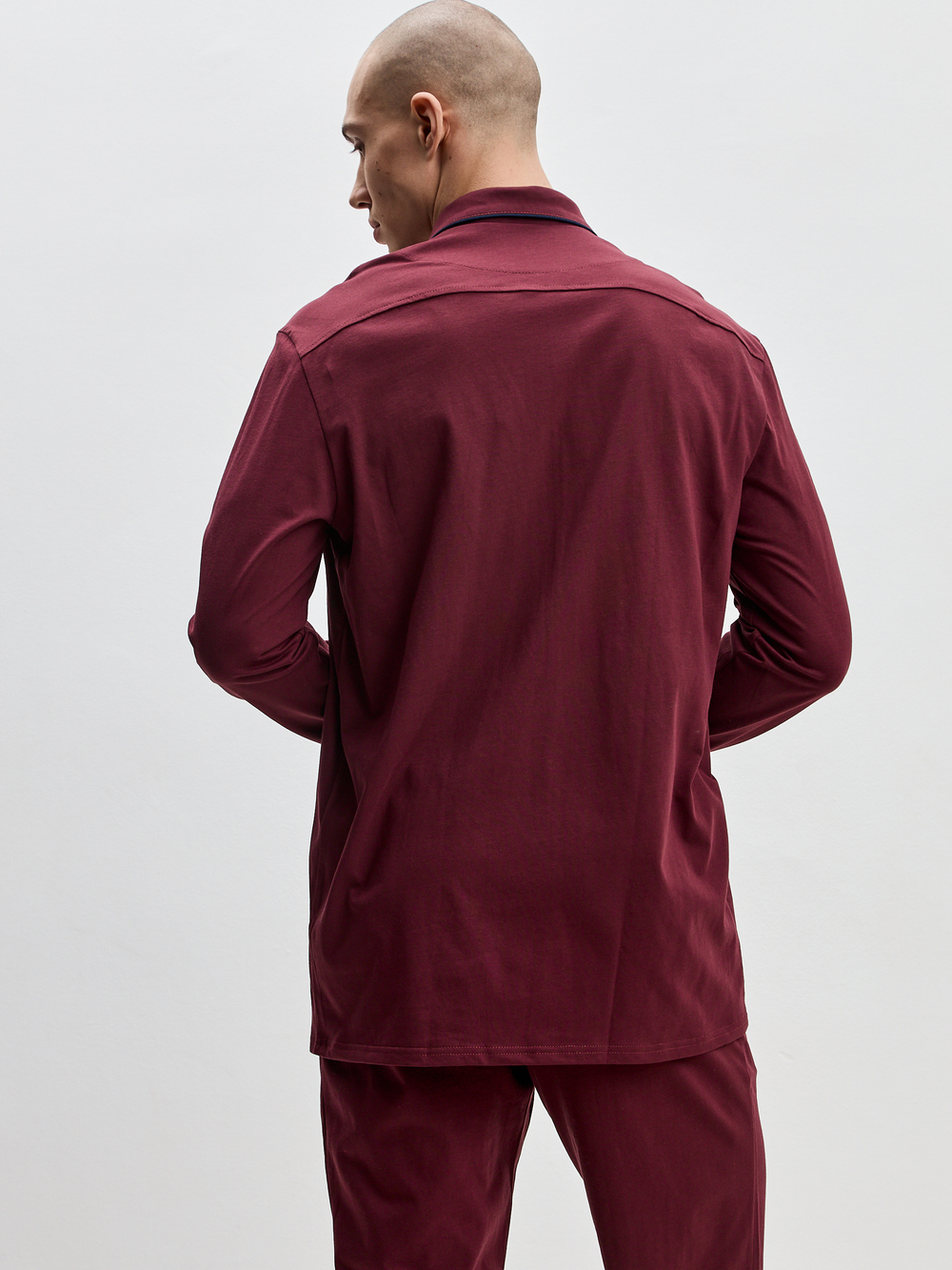Пижама мужская Ihomewear Classic Men Bordo