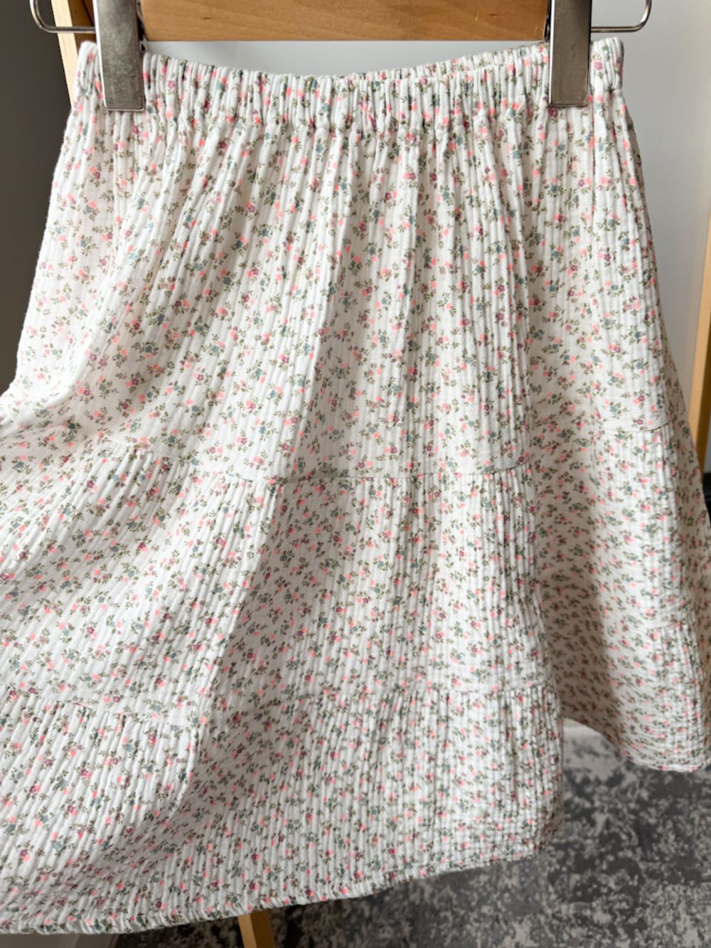 Хлопковая ярусная юбка Tocoto Vintage, 140