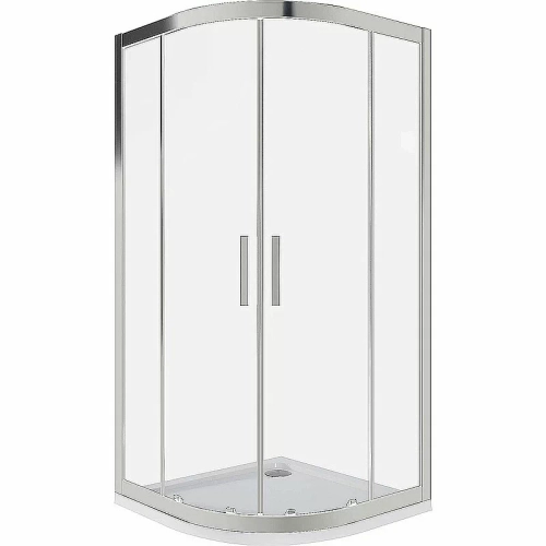 Душевой уголок Good Door Cofe R-100-C-CH стекло прозрачное/профиль хром