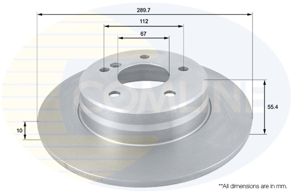 COMLINE - ADC1635-CML - Brake Disc