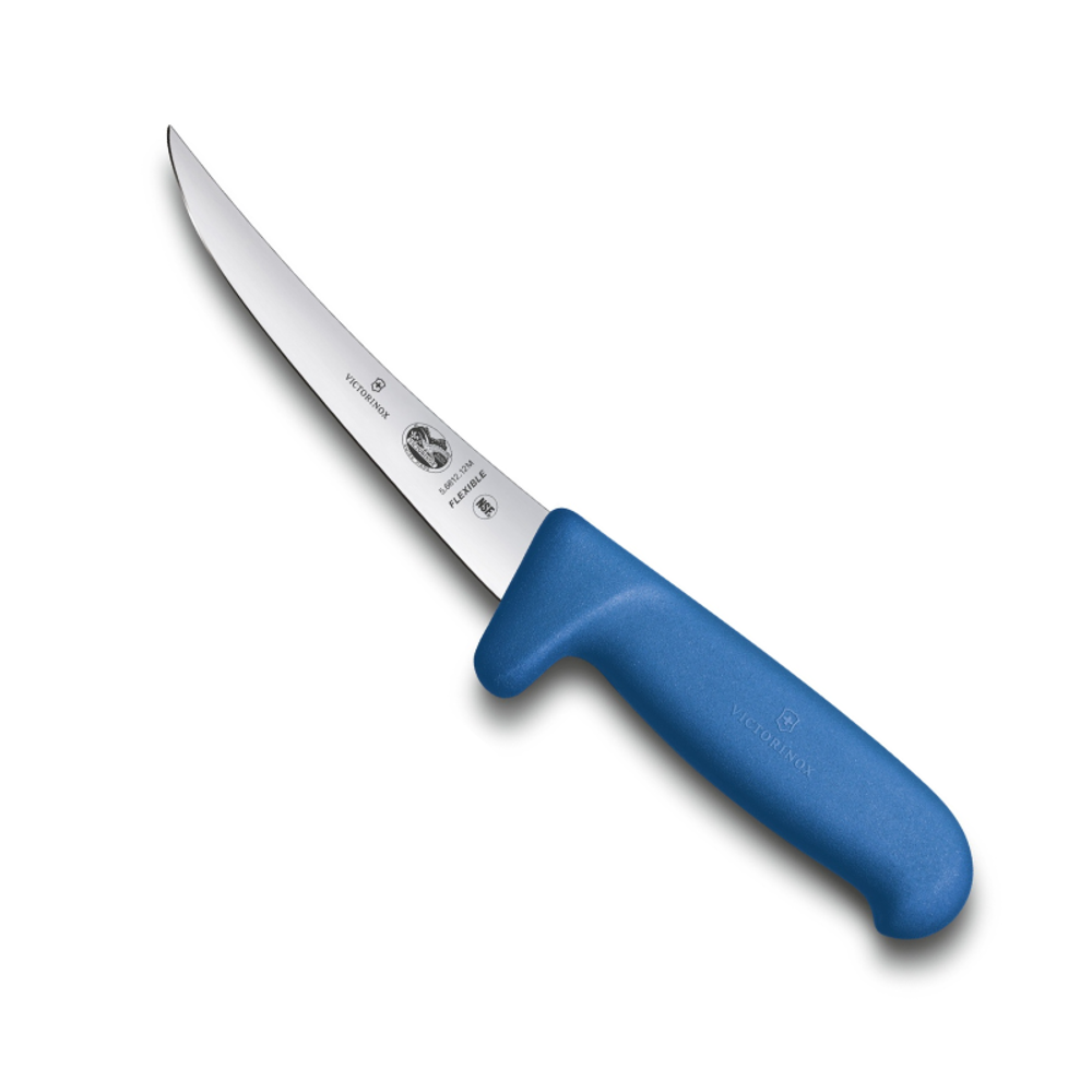 Нож Victorinox разделочный, лезвие 12 см прямое, синий