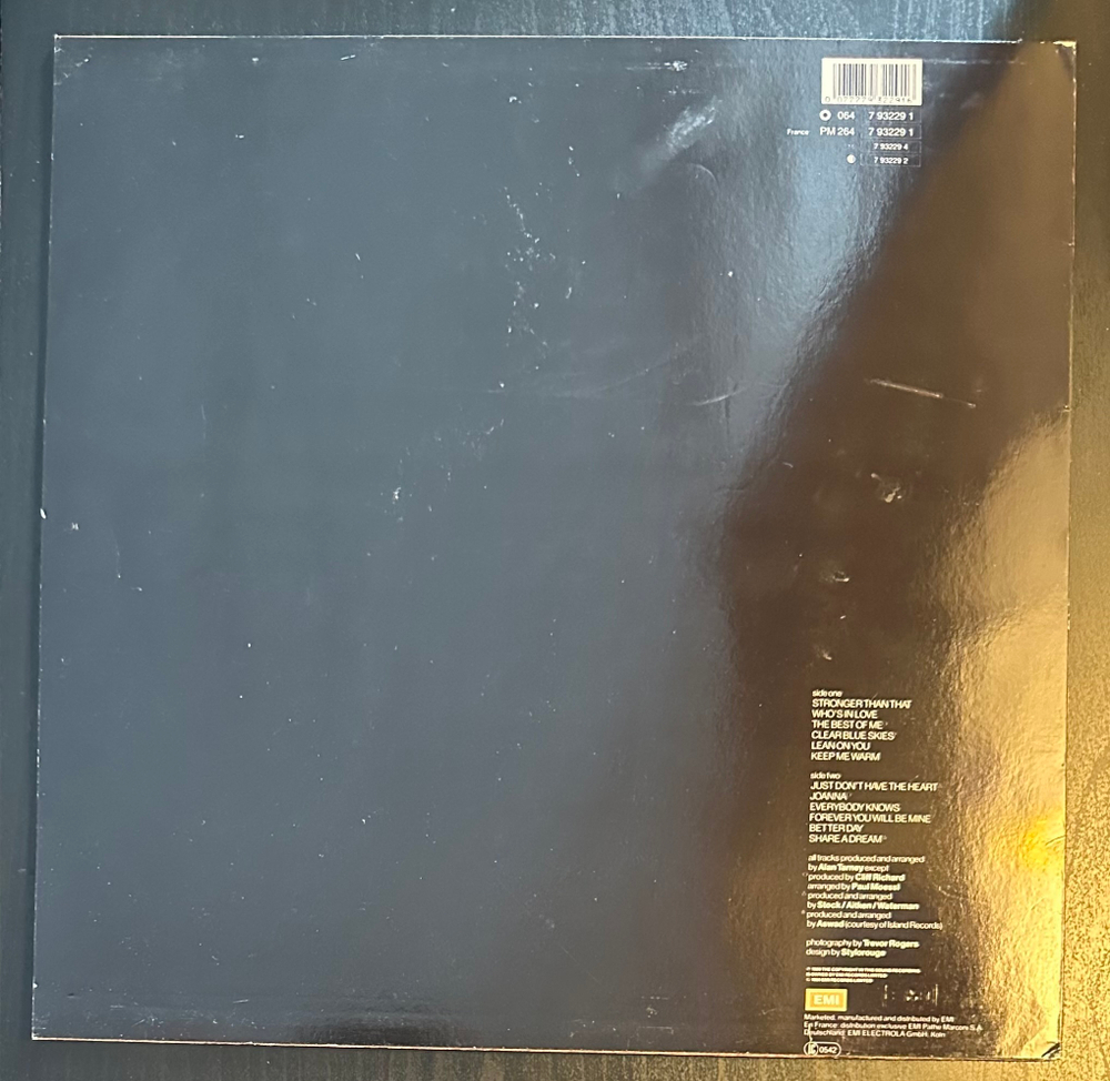 Cliff Richard - Stronger (Европа 1989г.)