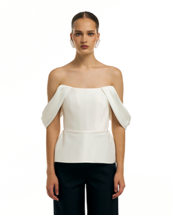 Корсет Tresor (Тризор) белый с рукавами