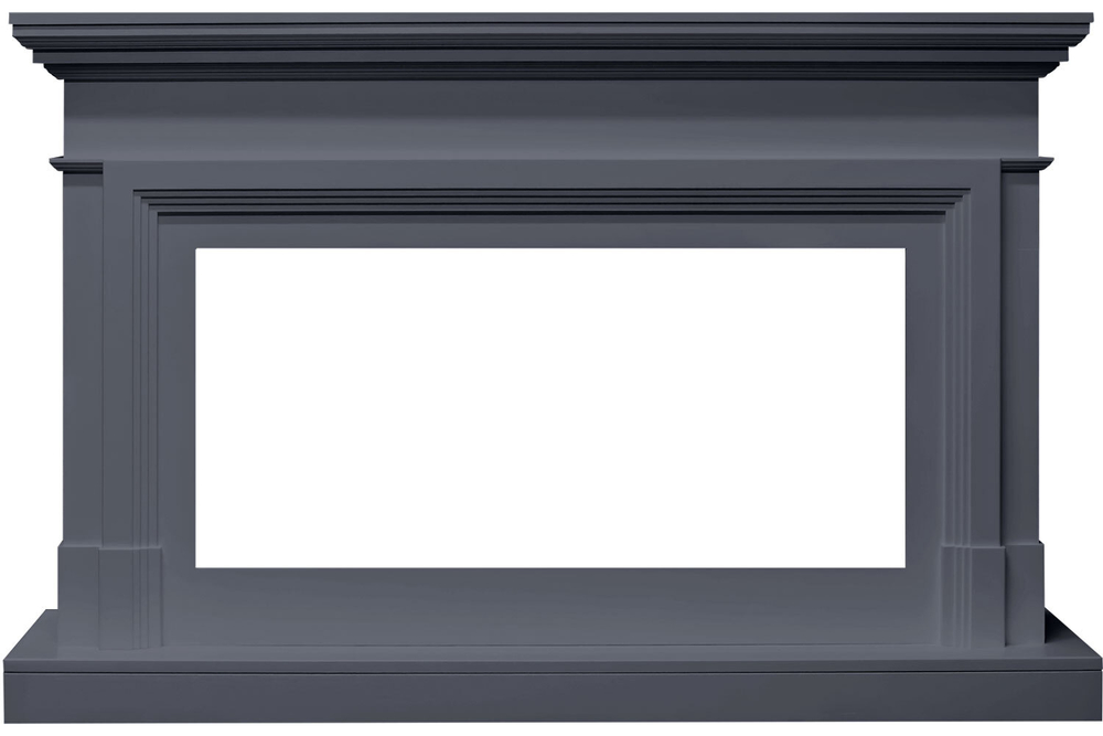 Каминокомплект Coventry - Серый графит (Ширина 1400 мм) с очагом Vision 42 LED