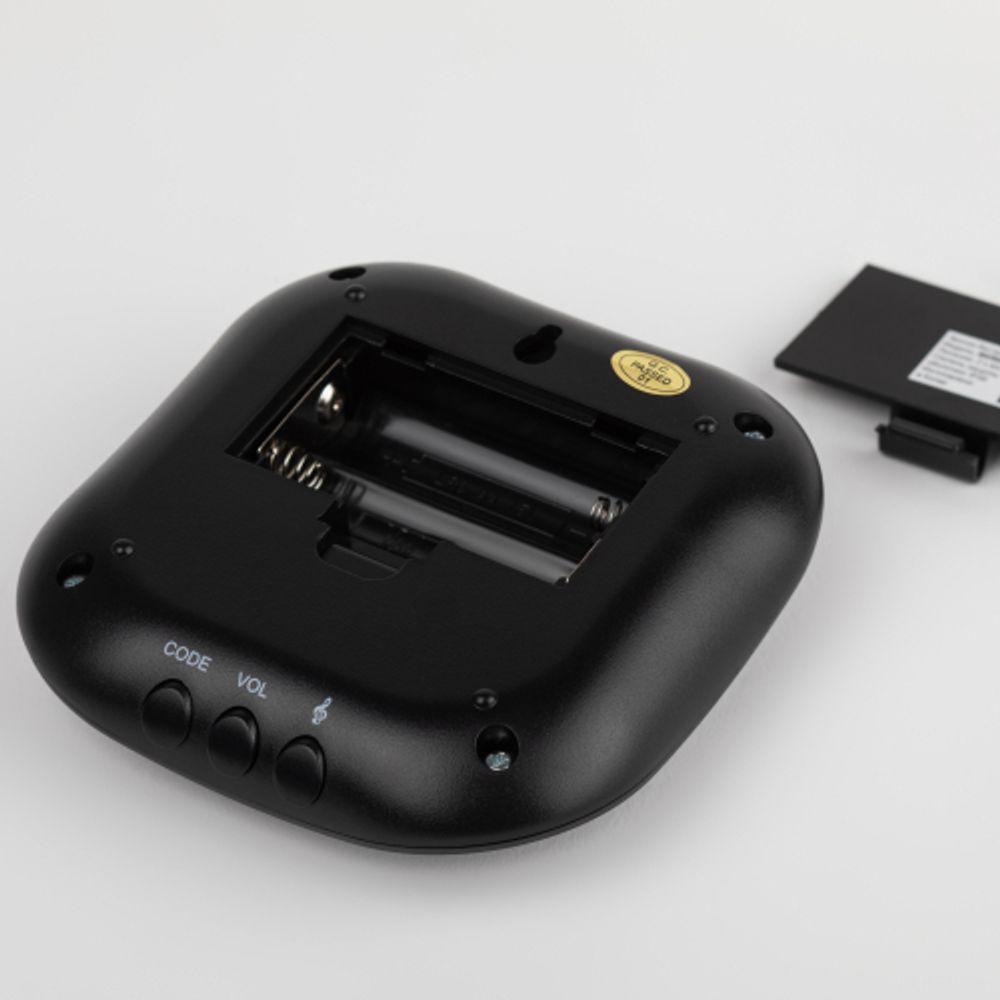 Звонок дверной ЭРА BIONIC Black беспроводной, черный, 6 мелодий | Электрозвонки беспроводные