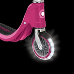 Самокат Globber Flow 125 Lights розовый