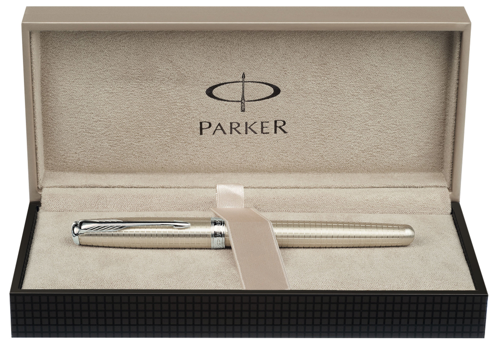 Ручка роллер Parker Sonnet`10 Cisele Decal T535 Silver CT