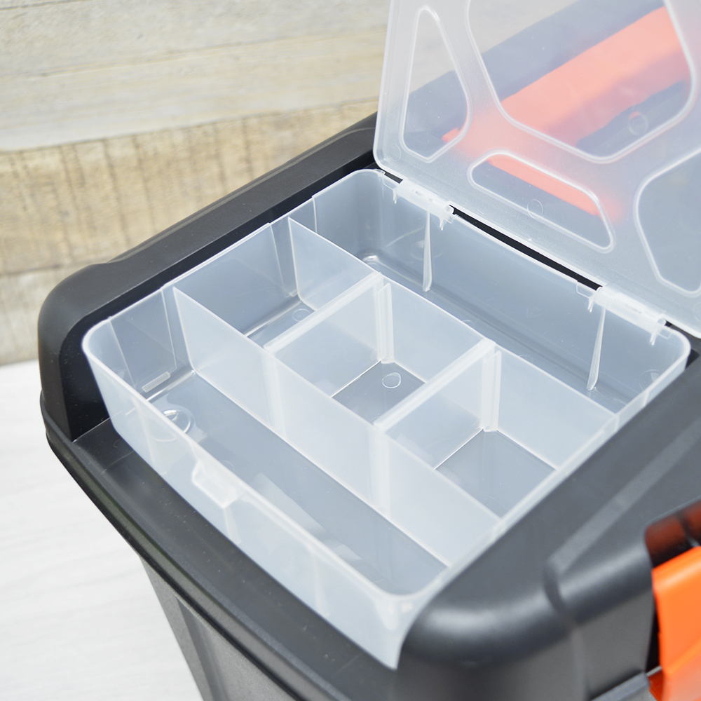 Ящик для инструментов Master 19" чёрный/оранжевый