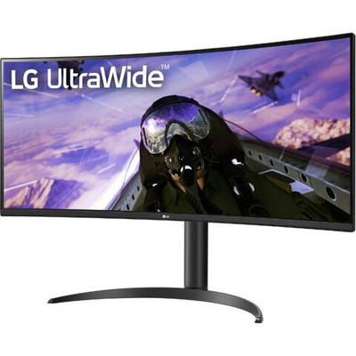 МОНИТОР 34" LG 34WP65C-B Black (VA, изогнутый, 3440x1440, 160Hz, 5 ms)