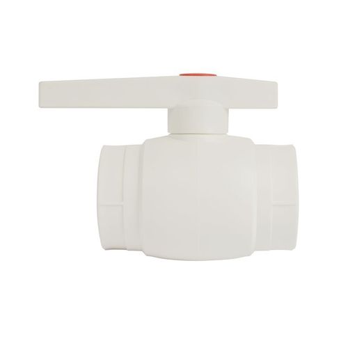 Кран шаровый полипропиленовый 50 мм полнопроходной TEBO