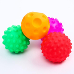 6579828 Подарочный набор развивающих массажных мячиков «Обучайка» 4 шт.