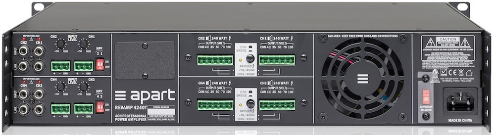Усилитель  BIAMP REVAMP4240T