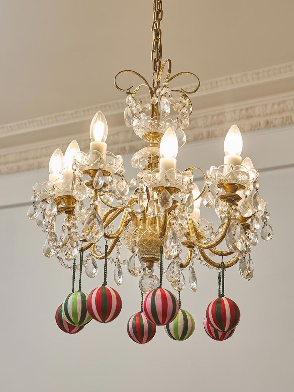 Набор елочных украшений Show time из коллекции New Year Essential, 4 шт.