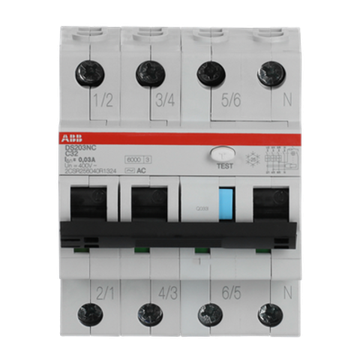 Дифференциальный автомат ABB DS203NC C32A 30mA тип AC 4-модуля