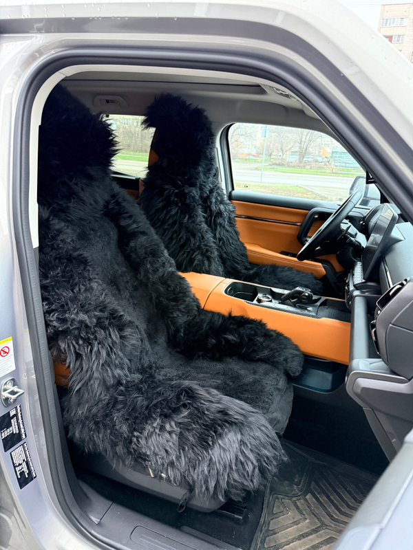 Меховые накидки 2шт из овчины