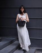 комплект из лёгкой вискозы: топ и юбка