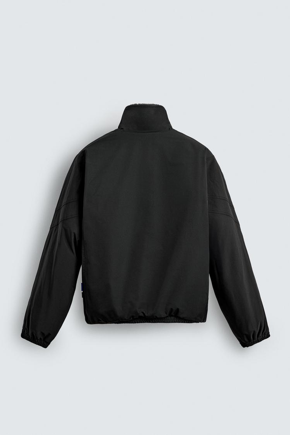 ZARA КОМБИНИРОВАННАЯ КУРТКА ИЗ ВЫСОКОТЕХНОЛОГИЧНОЙ ТКАНИ, ЧЕРНЫЙ