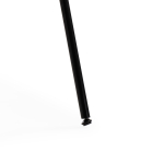 Стул на металлокаркасе Woodville Kalipso white, black, ножки черные