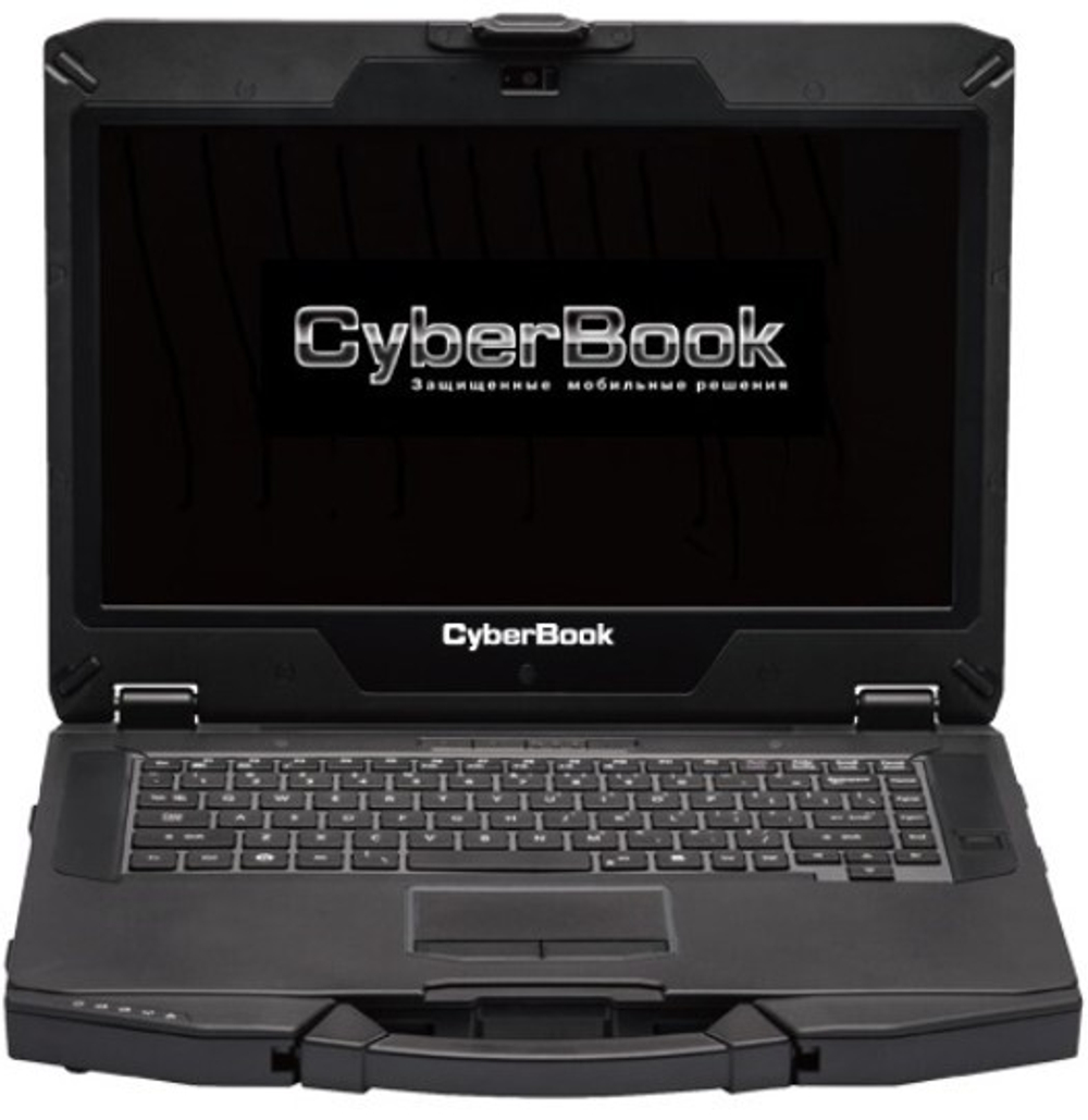 Ноутбук защищённый CyberBook S1154 STD 14 ", Core i5, 8 Гб RAM, 256 Гб SSD, Iris Xe Graphics, Черный