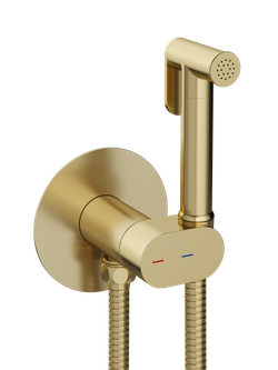 Гигиенический душ STWORKI Вестерос S26150GM со смесителем, С ВНУТРЕННЕЙ ЧАСТЬЮ, матовое золото