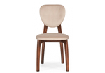 Стул деревянный Woodville Вакимо ткань tenerife beige, миланский орех