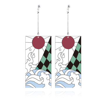 Сережки "Клинок, рассекающий демонов" 3