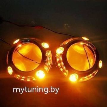 Маска для линзы 3' "Panamera-1" с LED