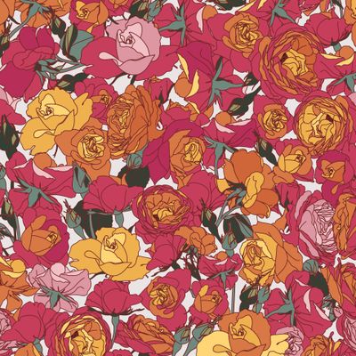 Чайная роза в розовом