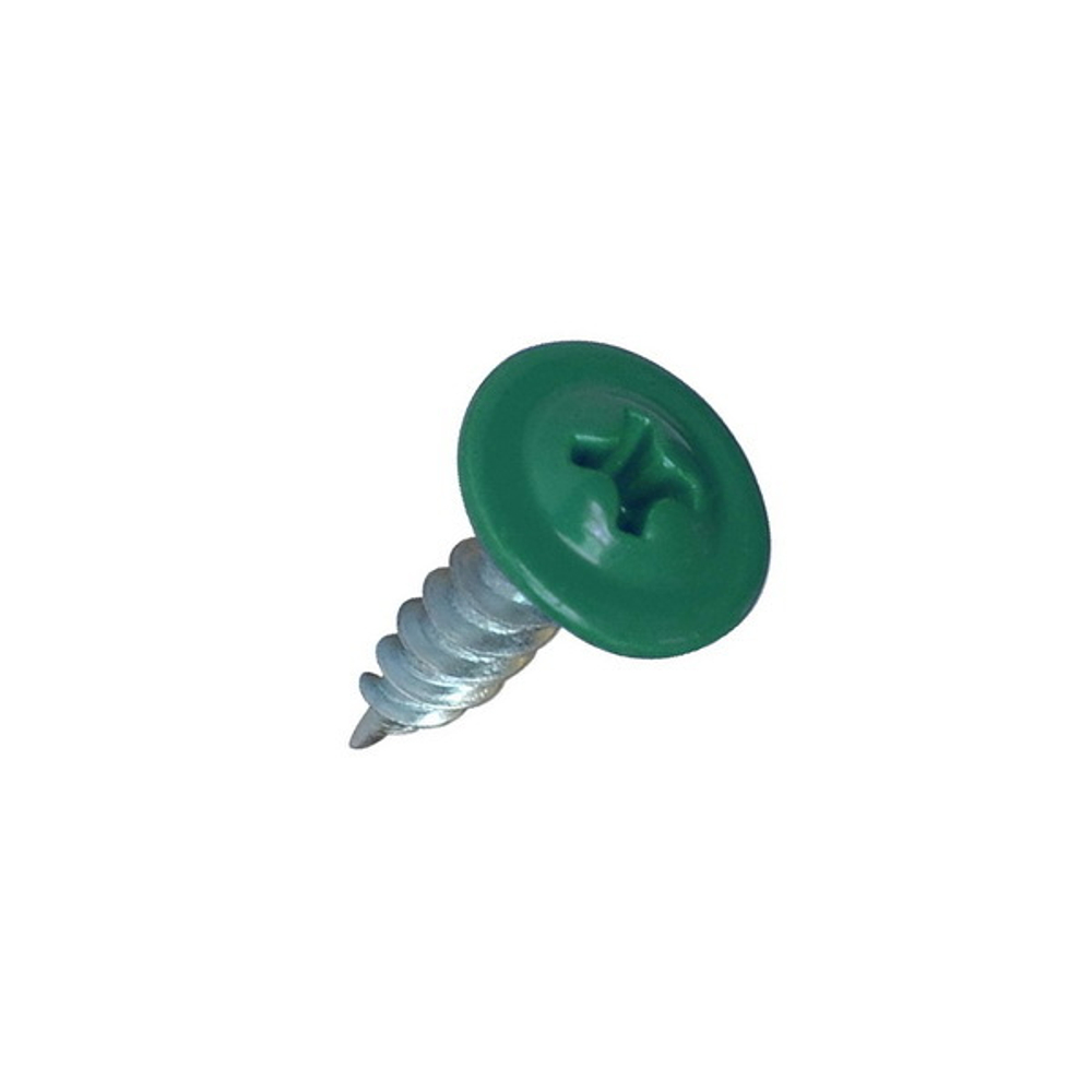 Саморез с пресс-шайбой острый 4,2*16 RAL 6029
