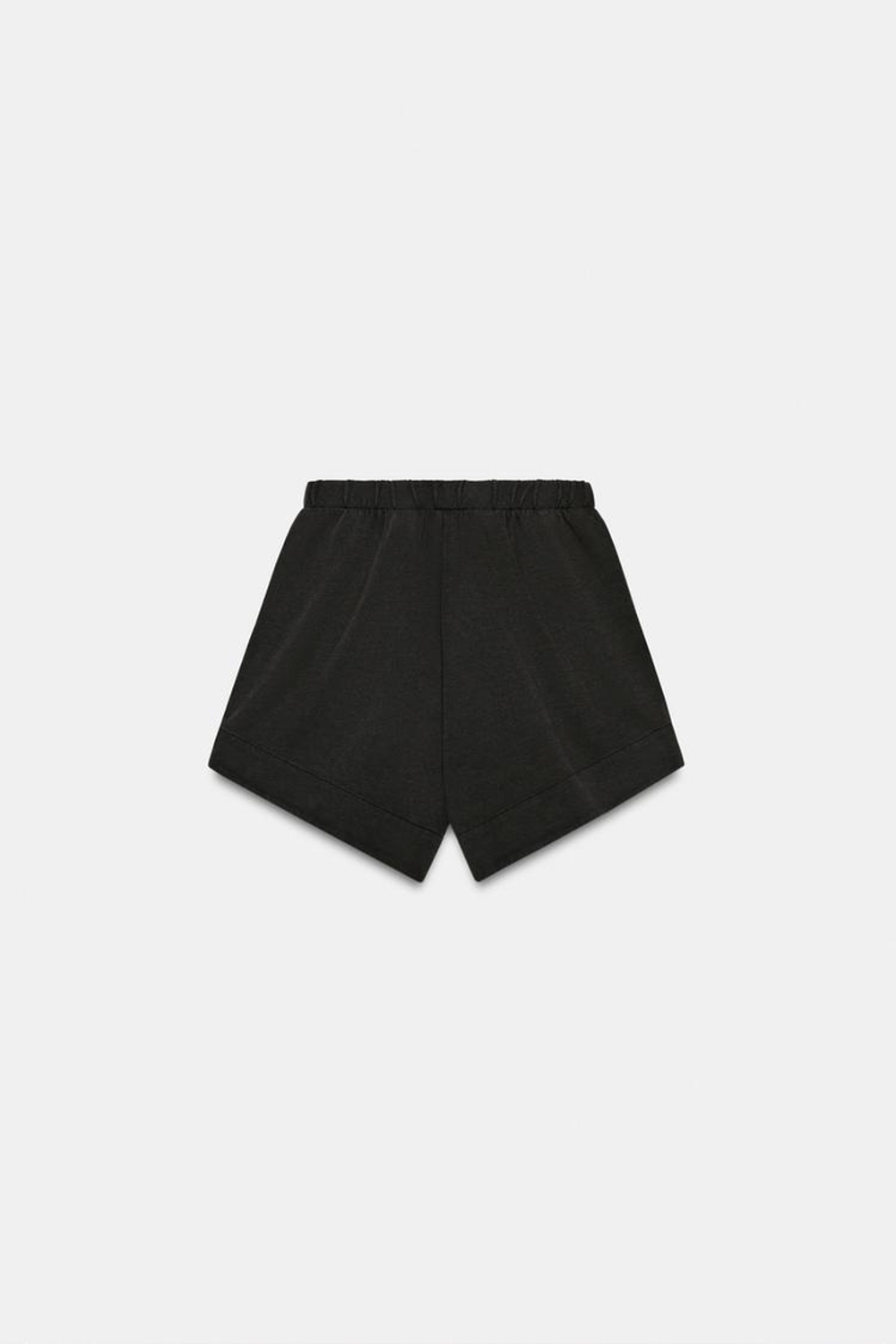 ZARA ШОРТЫ INTERLOCK, УГОЛЬНЫЙ