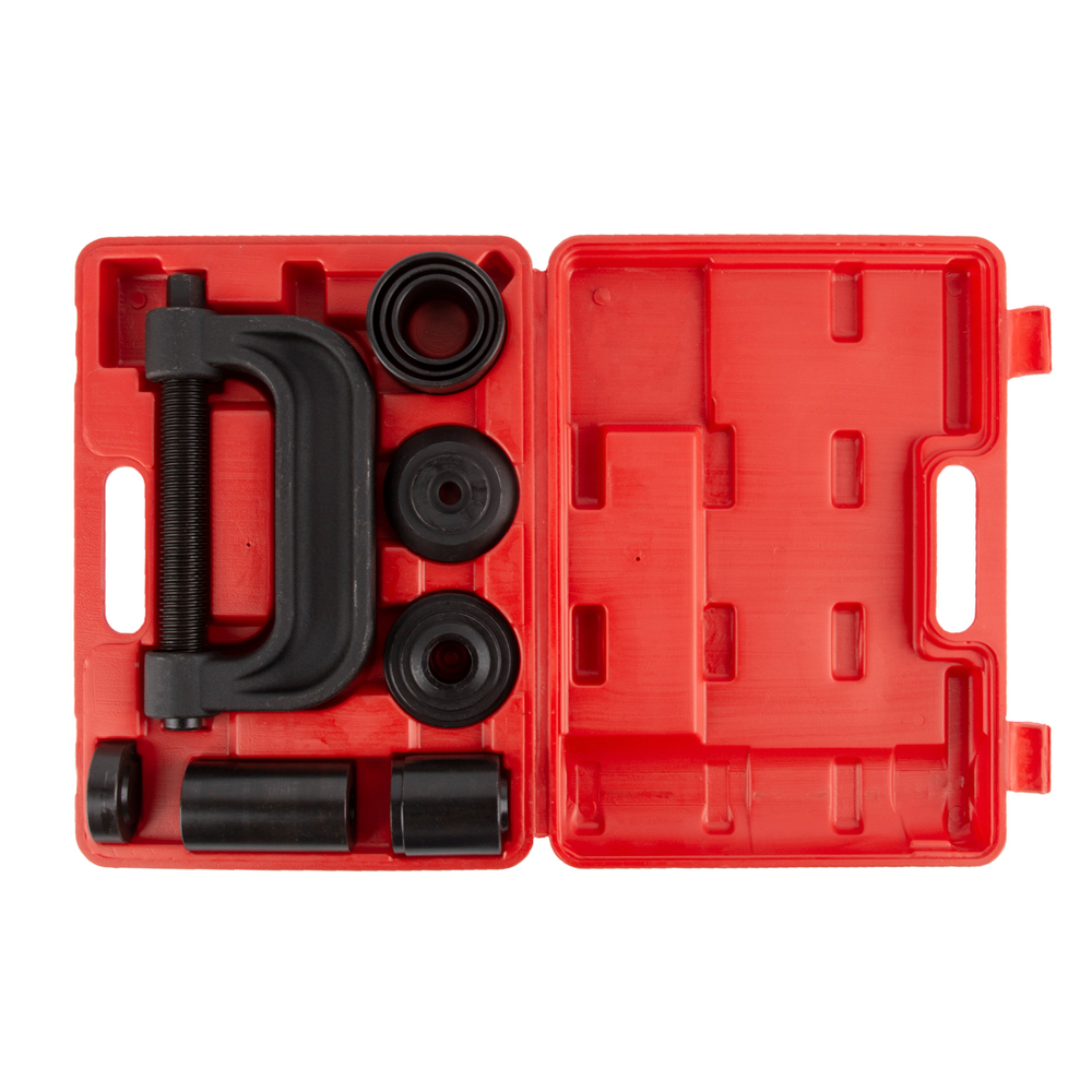 WDK-214670 Съемник для монтажа и демонтажа шаровых опор, набор 4 в 1, 10 предметов