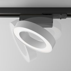Трековый однофазный светодиодный светильник Maytoni Unity Rim TR044-1-12W4K-W