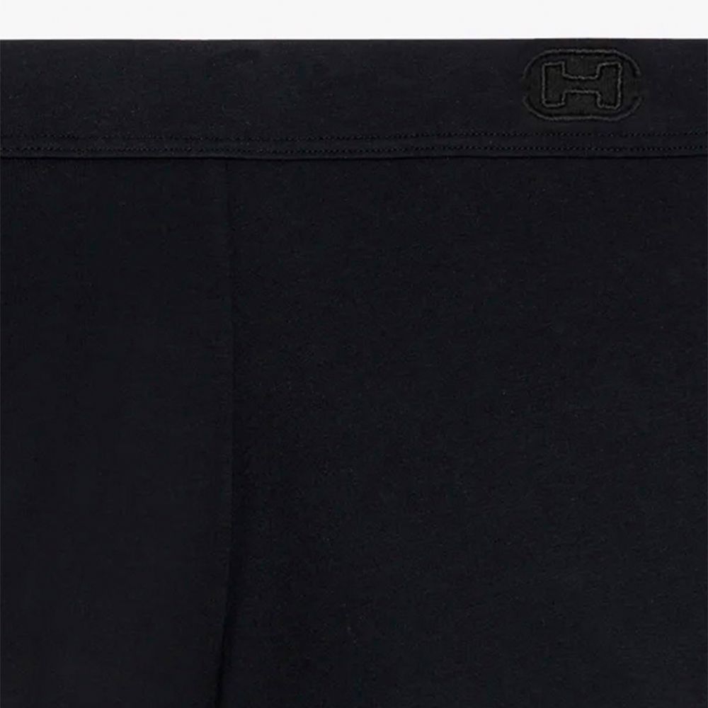 Мужские трусы боксеры черные HOM Supreme Cotton 40-2449-0004