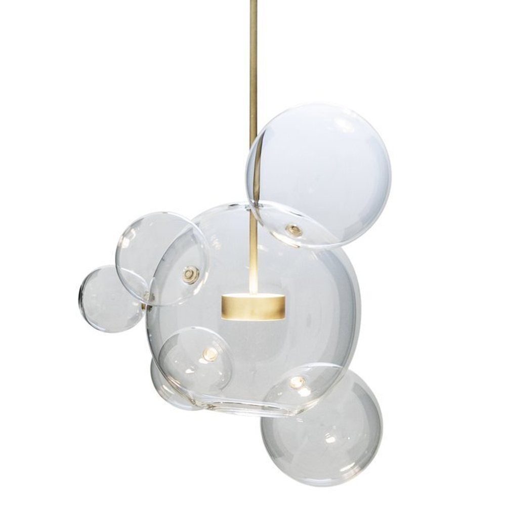 Pendant design lamp   Bolle by Giopato & Coombes (6 balls)