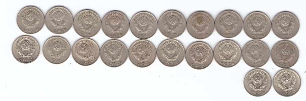 10 копеек 1961,62,70-75,77-86, 88-91 л г (22 шт)