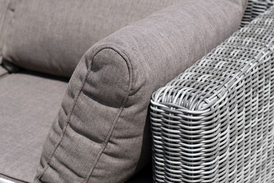 "Лунго" трансформирующаяся лаунж-зона из искусственного ротанга, цвет графит