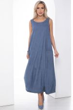 Сарафан В стиле бохо (голубой) П10097 LT Collection