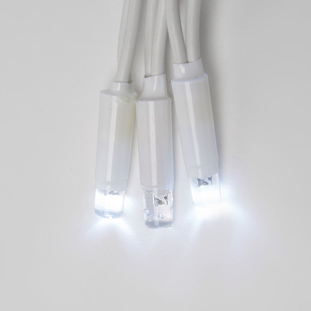 ULD-S1000-120-SWK WHITE IP67 Гирлянда светодиодная со статическим свечением. 10м. Соединяемая.120 светодиодов. Белый свет. Провод белый. ТМ Uniel