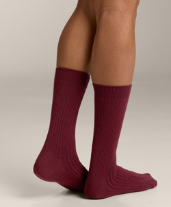 Oysho Классические носки из модала и кашемира, гранатовый