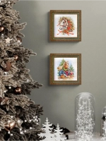 Набор из двух картин "Лошадь - символ 2026 года"